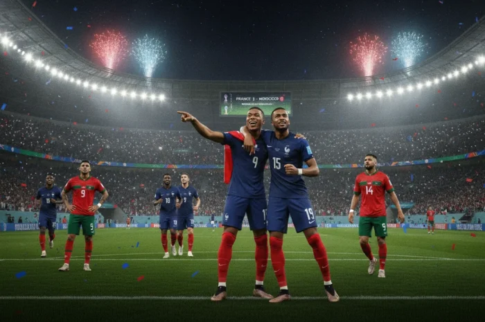 Fransa, Fas’ı Çeyrek Finalde 2-0 Yendi ve Yarı Finale Çıktı