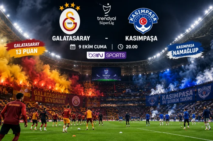 Galatasaray – Kasımpaşa Mücadelesi: Eksikler, İstatistikler ve Maç Detayları
